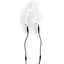 Bitten Eenhoorn Neon Wandlamp Verlichting Wit Glas