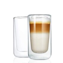 Blomus Dubbelwandig glas NERO latte macchiato (set/2) Glazen Transparant Glas