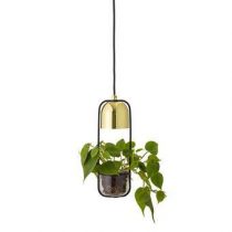 Bloomingville Plant Hanglamp Verlichting Goud Glas