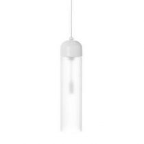 Bloomingville White Glass Hanglamp Verlichting Transparant