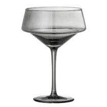 Bloomingville Yvette Cocktail Glas Set van 4 Glazen Grijs Glas