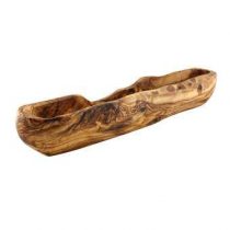 Bowls and Dishes Pure Olive Wood Broodmand XXL Tafelpresentatie Bruin Hout