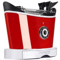 Bugatti Volo Toaster Keukenapparatuur Rood RVS
