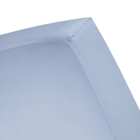 Cinderella hoeslaken - Tot 35cm matrasdikte - Katoen - 90x210 cm - Beddengoed Blauw Katoen