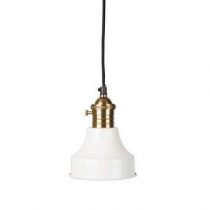 Cole Hanglamp Verlichting Wit Messing
