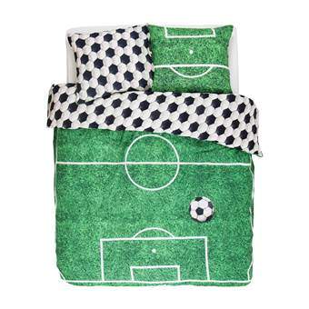 Covers & Co Soccer Dekbedovertrek 240 x 220 cm Slapen & beddengoed Groen Katoen