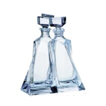 Crystalite Lover Set van 2 Whisky of Likeur karaffen Kannen & flessen Transparant Kristal