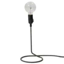 Design House Stockholm Cord Lamp Mini Verlichting Zwart RVS