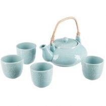 Dulaire Theepot Blauw 0.6 L Thee & accessoires Blauw Bamboe