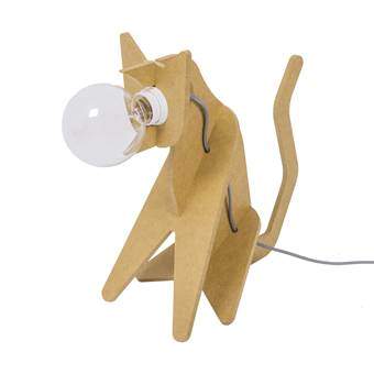Eno Studio Get out Cat Vloerlamp Verlichting Geel Hout