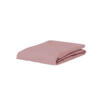 Essenza Premium Jersey Hoeslaken 180/200 x 200/220 cm Beddengoed Roze Elastaan