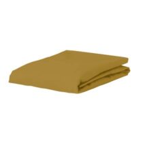 Essenza Premium Jersey Hoeslaken 90 x 220 cm Beddengoed Geel Jersey