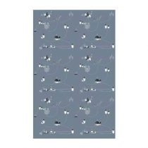 Esthex Pinguïn Behang Wanddecoratie & -planken Grijs Papier