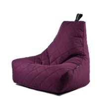 Extreme Lounging - outdoor b-bag - mighty-b Quilted - Berry Stoelen Paars Polyester