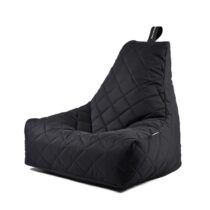Extreme Lounging - outdoor b-bag - mighty-b Quilted - Black Stoelen Zwart Polyester
