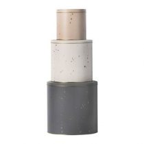 Ferm Living Tin Confetti Opbergboxen Set van 3 Opbergen Multicolor Metaal