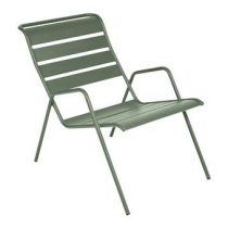 Fermob Monceau Lage Fauteuil Tuinmeubelen Groen Staal