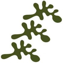 Frost Mini Camouflage set van 3 wandhaken Kapstokken Groen Staal