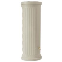 Garantia - Regenton Column Muur - 550 liter - Zandbeige Tuinbewatering Beige Kunststof
