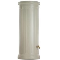 Garantia - Regenton Column - Zandbeige 1000 liter Tuinbewatering Beige Kunststof