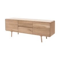 Gazzda Fawn sideboard 180 houten dressoir naturel - 180 x 65 cm Kasten Bruin Hout