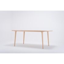 Gazzda Fawn table houten eettafel whitewash - 180 x 90 cm Tafels Bruin Hout