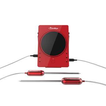 GrillEye Smart Bluetooth Thermometer Barbecue accessoires Rood