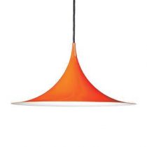 Gubi Semi Pendant Hanglamp Verlichting Oranje Metaal