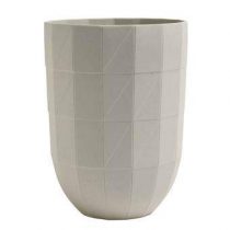 HAY Paper Porcelain Vase Vaas L Woonaccessoires Grijs Porselein