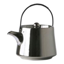HKliving Bold & Basic Theepot Thee & accessoires Zilver Keramiek