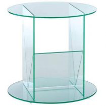 Helderr 59565 Bijzettafel Tafels Transparant Glas