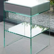Helderr 59601H Bijzettafel Tafels Transparant Glas