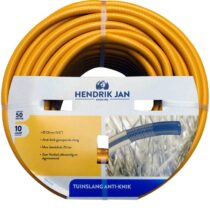 Hendrik Jan tuinslang anti knik 1/2 (13mm) - 50 meter Tuinbewatering Geel Kunststof