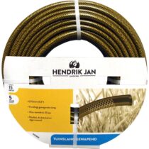 Hendrik Jan tuinslang gewapend 1/2 (13mm) - 15 meter Tuinbewatering Geel Kunststof