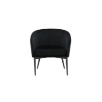 Hioshop Fluffy fauteuil zwart. Stoelen Multicolor
