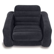 Intex Pull-Out Opblaasbare Loungestoel Bedden Grijs