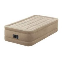 Intex Ultra Plush Luchtbed Twin Outdoor & kamperen Beige Polyester
