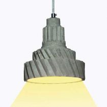 Invotis Boor Concrete Hanglamp Verlichting Grijs Cement