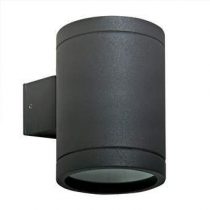 KS Verlichting Optica L Wandlamp Buitenverlichting Zwart Aluminium
