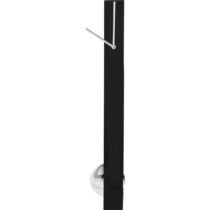 Kare Design Wandklok Pendulum Klokken Zwart Aluminium