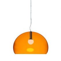 Kartell FL/Y Hanglamp Big Verlichting Oranje Kunststof
