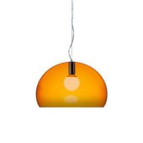 Kartell FL/Y Hanglamp Verlichting Oranje Kunststof