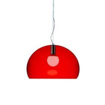 Kartell FL/Y Hanglamp Verlichting Rood Kunststof
