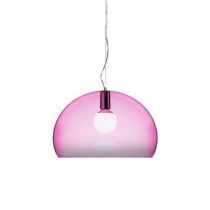 Kartell FL/Y Hanglamp Verlichting Roze Kunststof