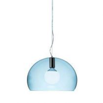 Kartell FL/Y Hanglamp Small Verlichting Blauw Kunststof
