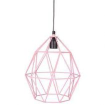 Kidsdepot Wire Hanglamp Verlichting Roze Kunststof
