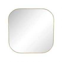 &Klevering Gold Square Spiegel Woonaccessoires Goud Glas