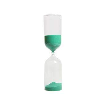 &Klevering Hourglass Zandloper 30 min Woonaccessoires Groen Glas