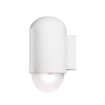 Konstsmide Sassari LED Wandlamp Buitenverlichting Wit Aluminium