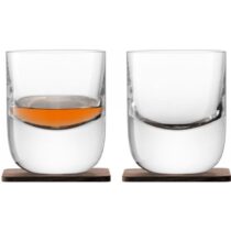 LSA Renfrew whiskeyglas - set van 2 Glazen Transparant Glas